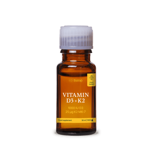 Vitamin D3 + K2, 1000 IU D3 / 25μg K2-MK7