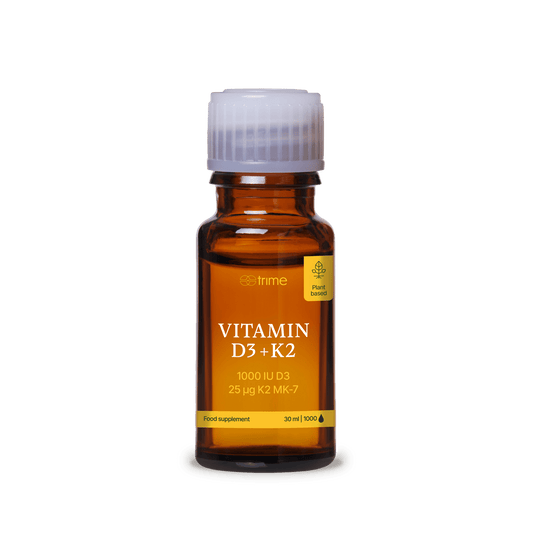 Vitamin D3 + K2, 1000 IU D3 / 25μg K2-MK7