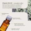 Vitamina D3 + K2, 1000 UI de D3 / 25 μg de K2-MK7