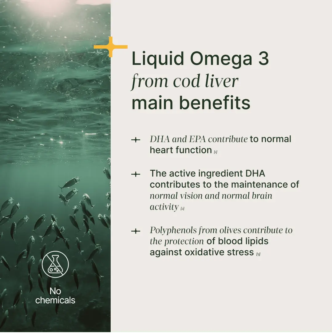Omega 3 Aceite de hígado de bacalao premium