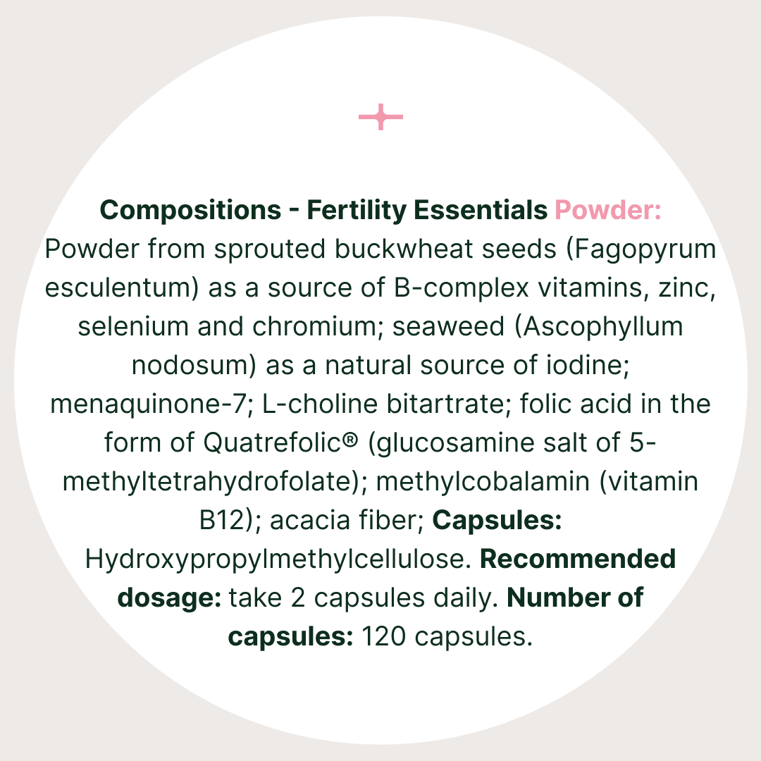 Fertility Essentials I Multivitamínico para la fertilidad